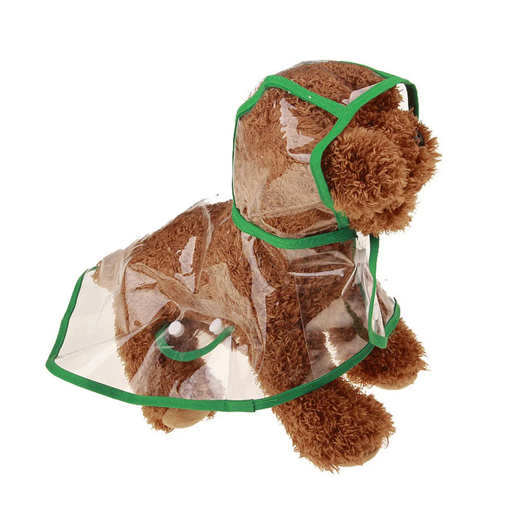 Transparent Waterproof Dog Raincoat – view 14