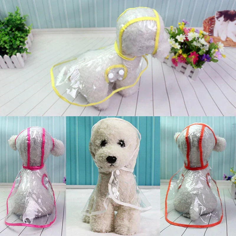 Transparent Waterproof Dog Raincoat – view 16