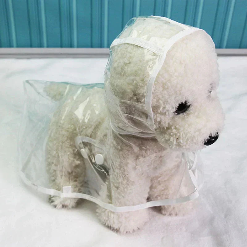 Transparent Waterproof Dog Raincoat – view 17