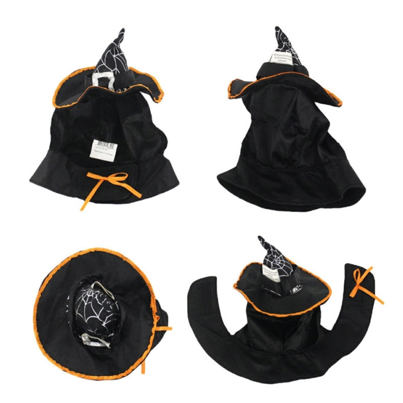 Pet Halloween Dress up Hat Cosplay Witch Hat – view 7