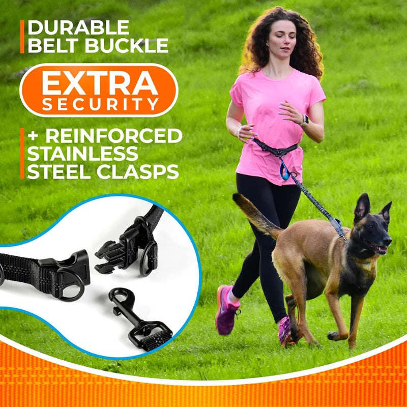 Hands Free Dog Leash Professional Harness with Reflective Stitches – view 8