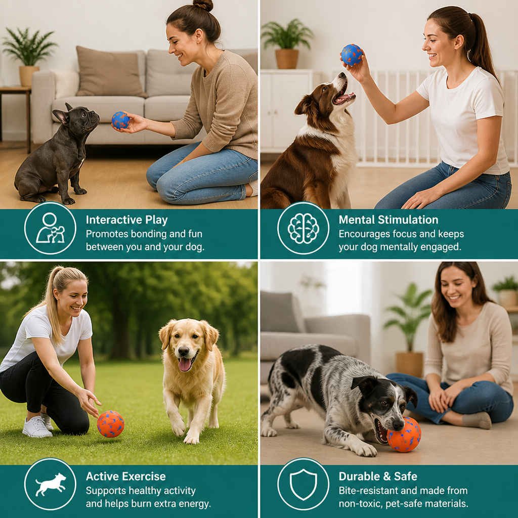 Eco-Friendly Bite-Resistant Smart Interactive Automatic Dog Ball – view 7