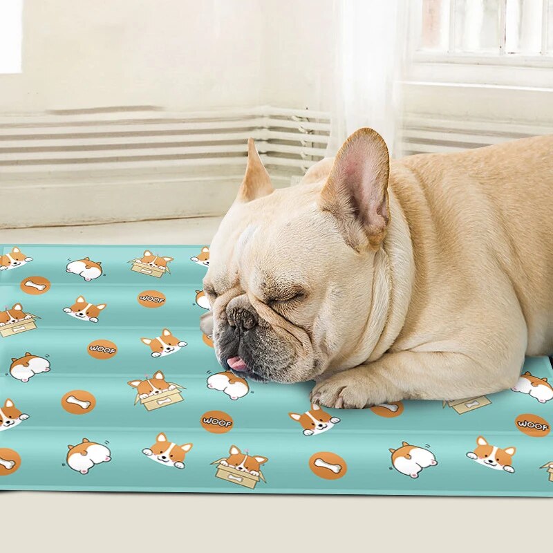 Pet Beds Pet Ice Mat Pet Dog Summer Cool Sleeping Mat – view 9