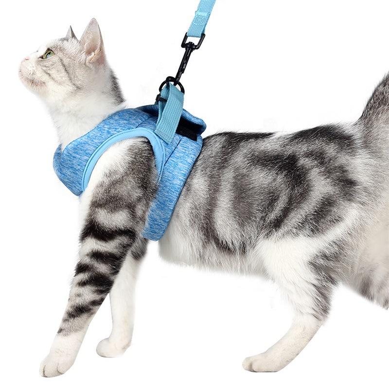 Pet Breathable Chest Strap Reflective Anti-Breakaway Adjustable Pet Cat Harness – view 11