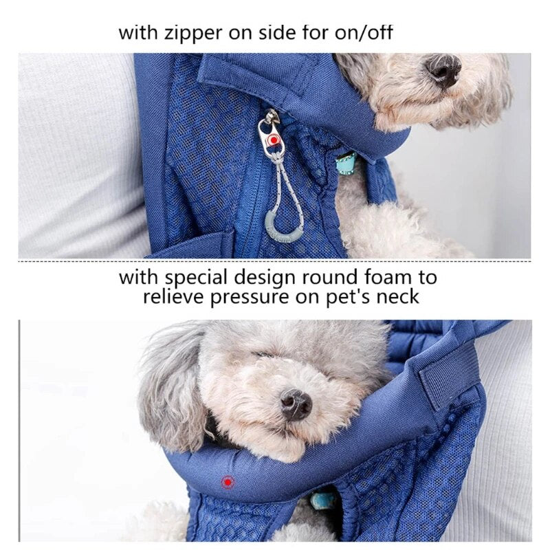 Pet Carrier Backpack Adjustable Pet Front Cat Dog Carrier Mesh Pet Packback – view 12