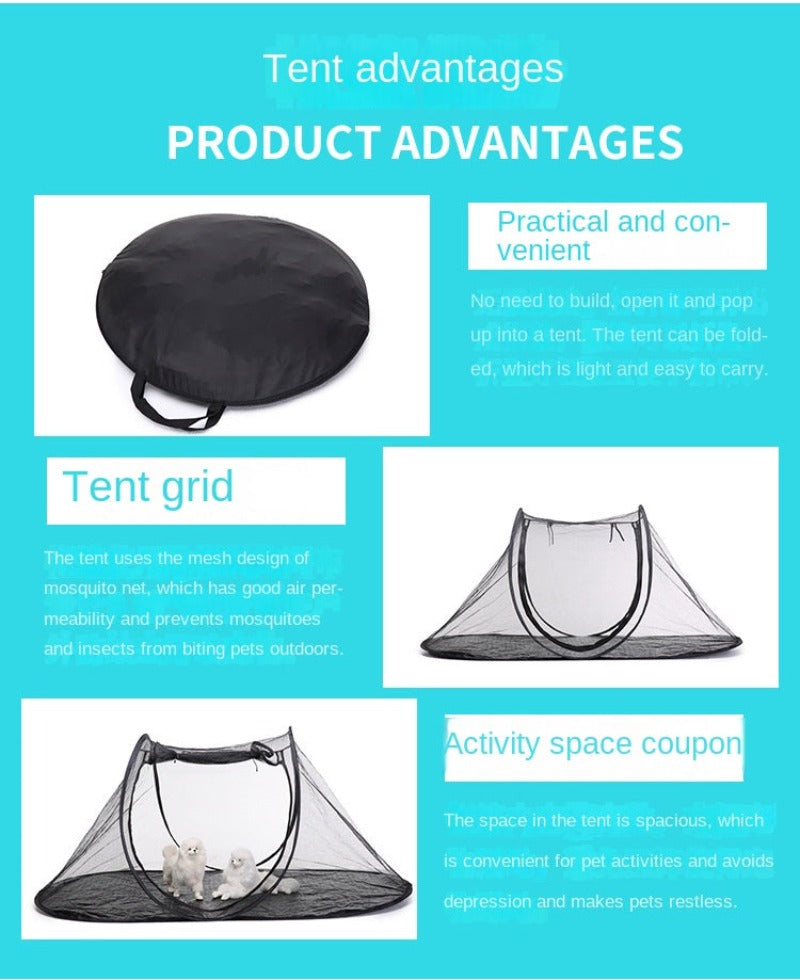 Dog Cage Portable Dog Net Folding Tent – view 9