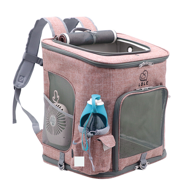 Pet Go Out Backpack Foldable Cat Dog Luggage Travel Bag Detachable Cat Backpacks – view 9
