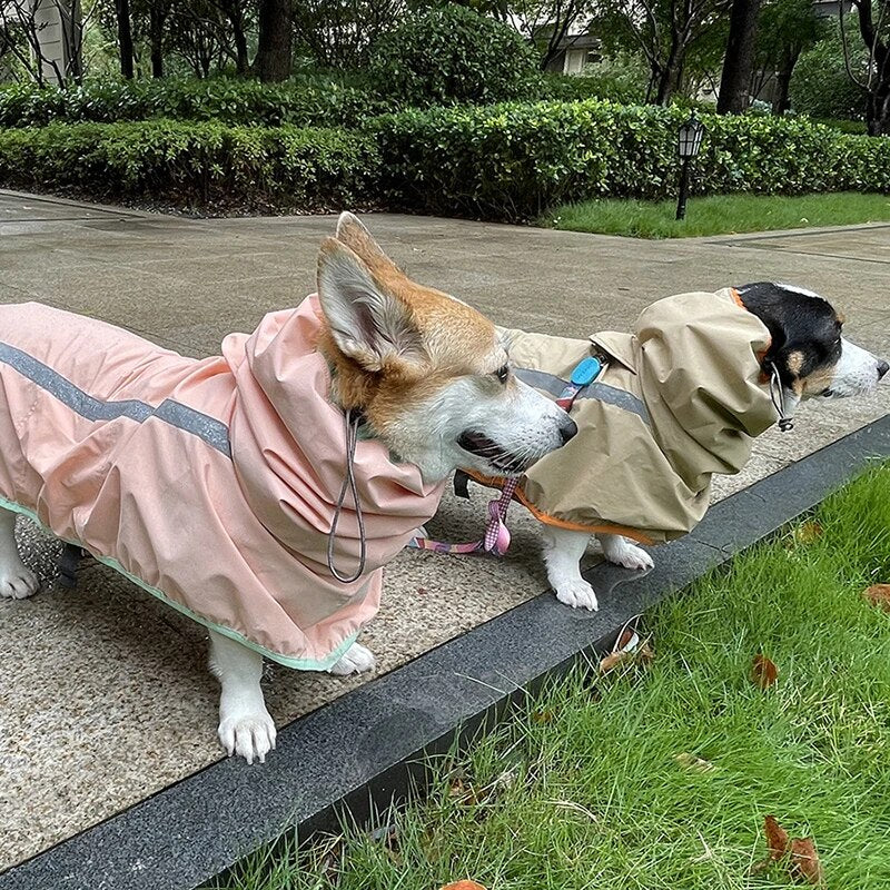 Reflective Dog Raincoat Waterproof Windproof Cat Jacket Jumpsuit – view 8