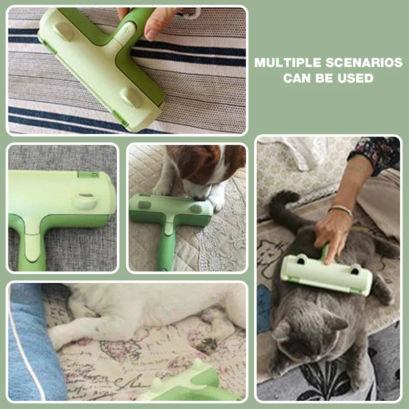 Reusable Frog Shape Pet Hair Sticker Brush Bi-directional Auto Cleaning Lint Roller – view 8