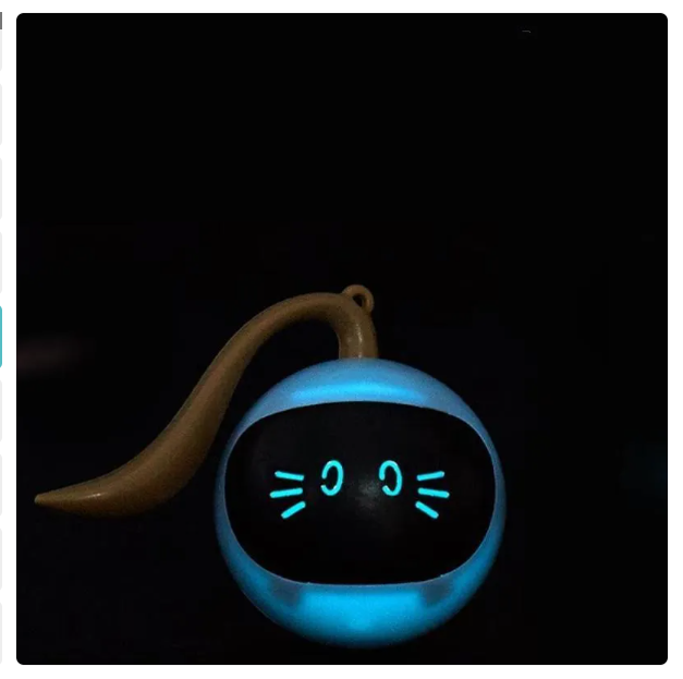 Interactive Cat Toy with LED Lights - Ball-Shaped Toy for Cats – view 8