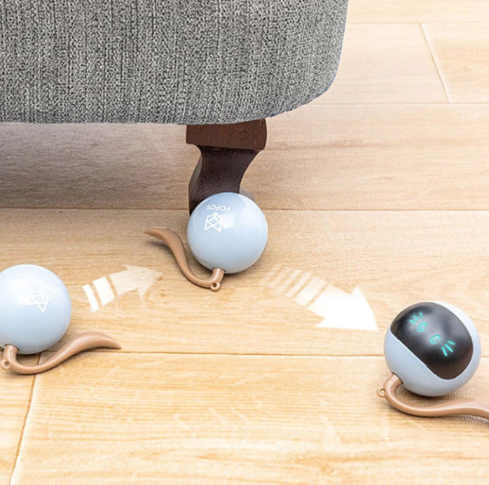 Interactive Cat Toy with LED Lights - Ball-Shaped Toy for Cats – view 7