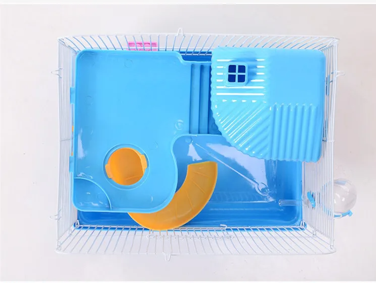 Hamster Cage with Levels and Water Bottle - Compact Cage for Rodents – view 7