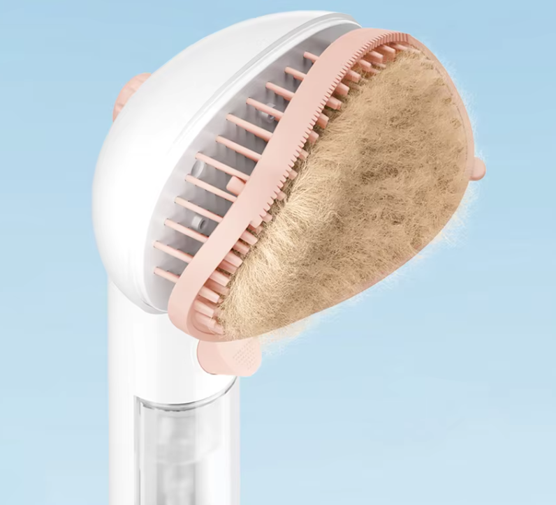 Dry Foam Brush for Pets with Built-In Cleaning Dispenser – view 8