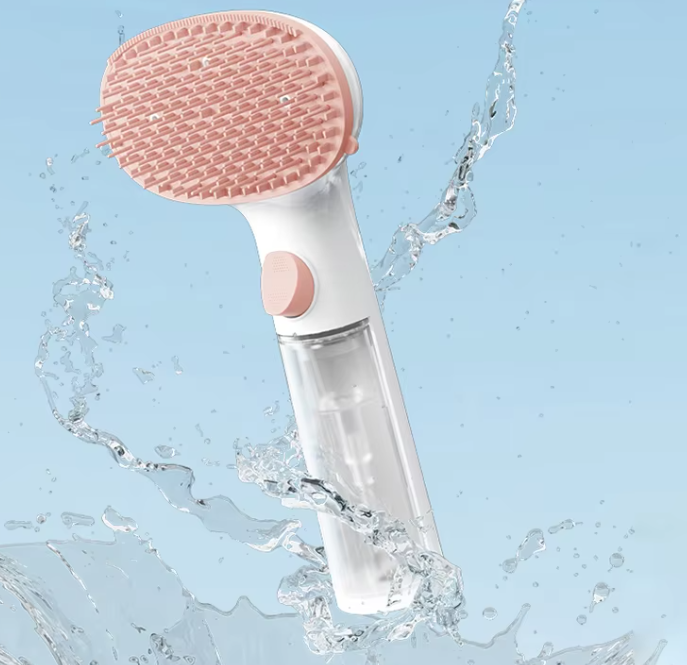 Dry Foam Brush for Pets with Built-In Cleaning Dispenser – view 9