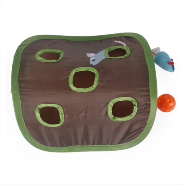 Cat Tent with Toys - Interactive Cave with Mice and Balls for Cats – view 7