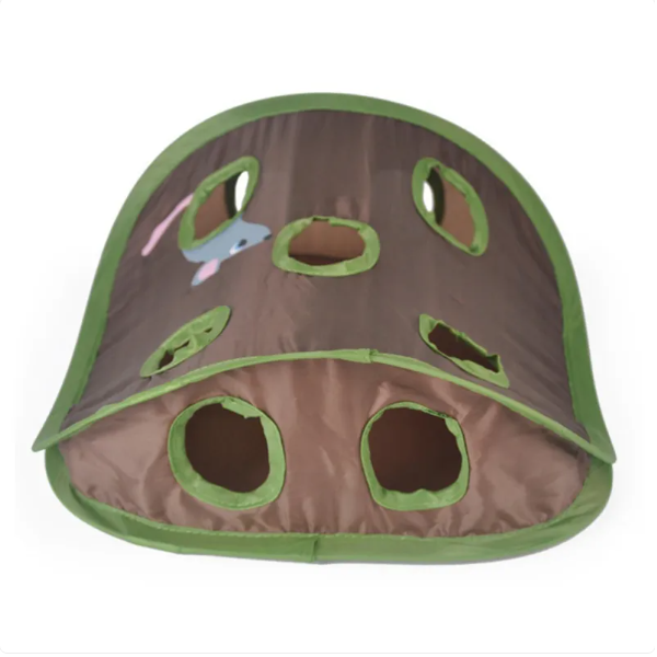 Cat Tent with Toys - Interactive Cave with Mice and Balls for Cats – view 8