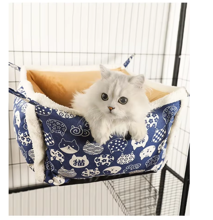 Cat Resting Bed with Cat Pattern – Soft and Comfortable Cat Bed – view 8