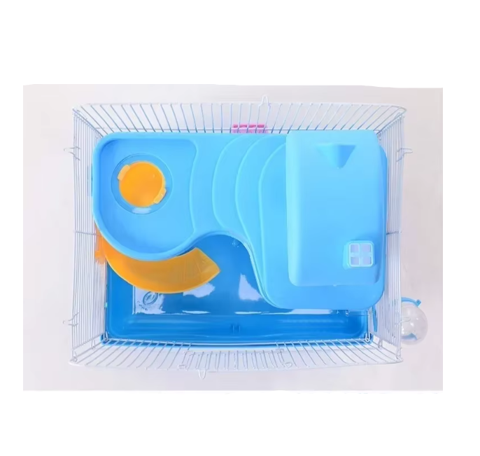 Hamster Cage with Levels and Water Bottle - Compact Cage for Rodents – view 9