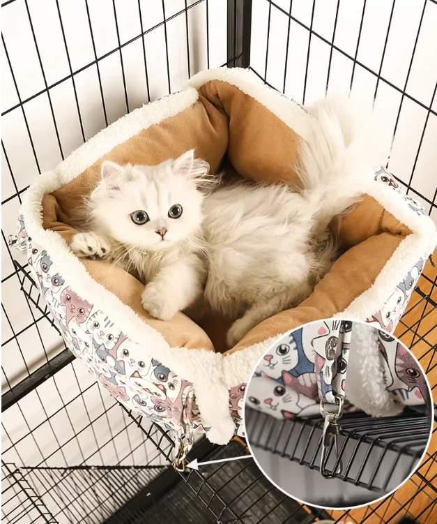 Cat Resting Bed with Cat Pattern – Soft and Comfortable Cat Bed – view 7