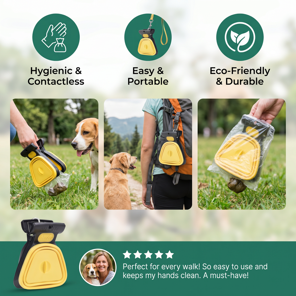Portable Dog Poop Picker – Foldable, Hygienic & Perfect for On-the-Go – view 8