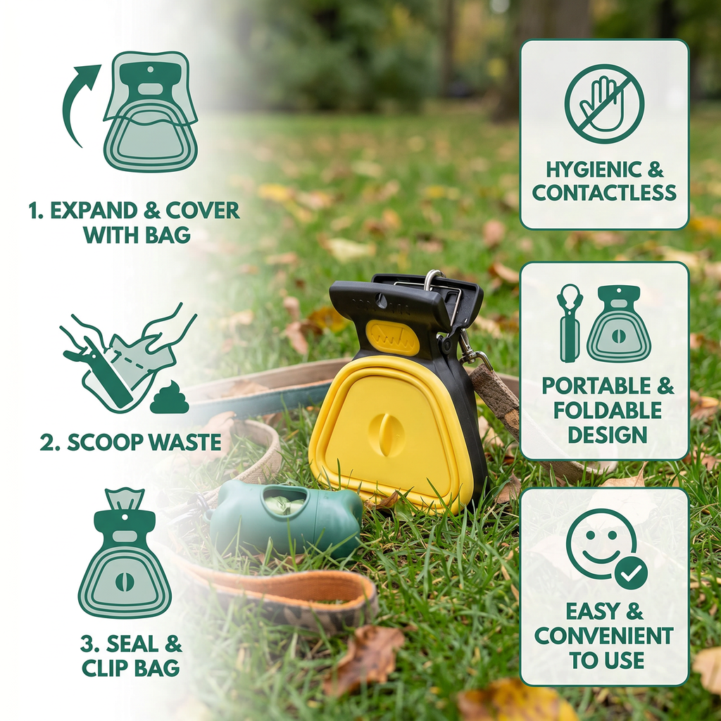 Portable Dog Poop Picker – Foldable, Hygienic & Perfect for On-the-Go – view 7