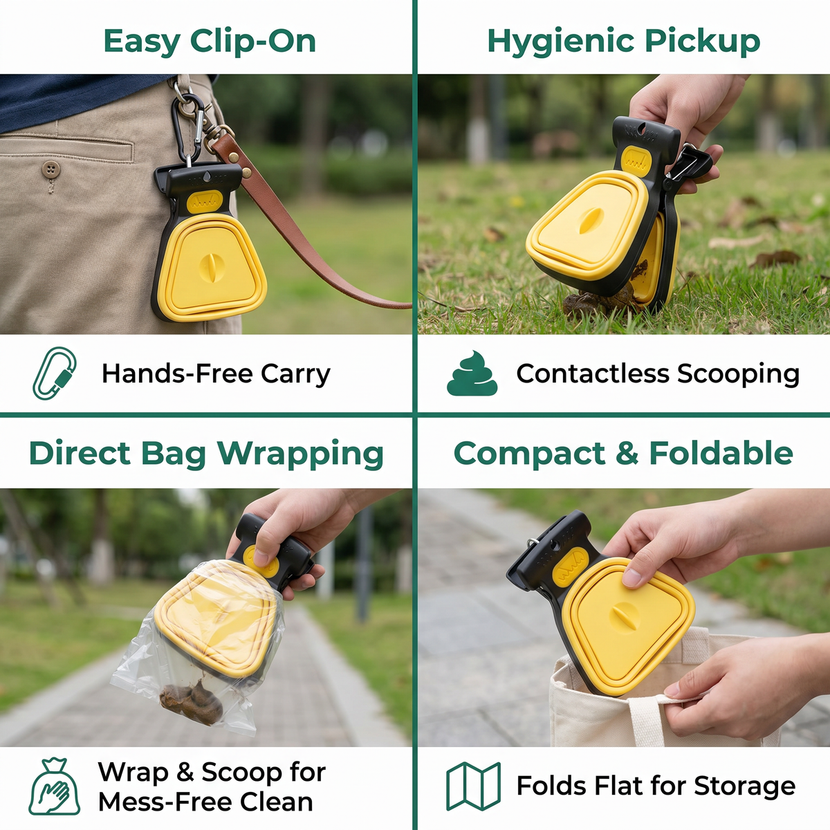 Portable Dog Poop Picker – Foldable, Hygienic & Perfect for On-the-Go – view 9