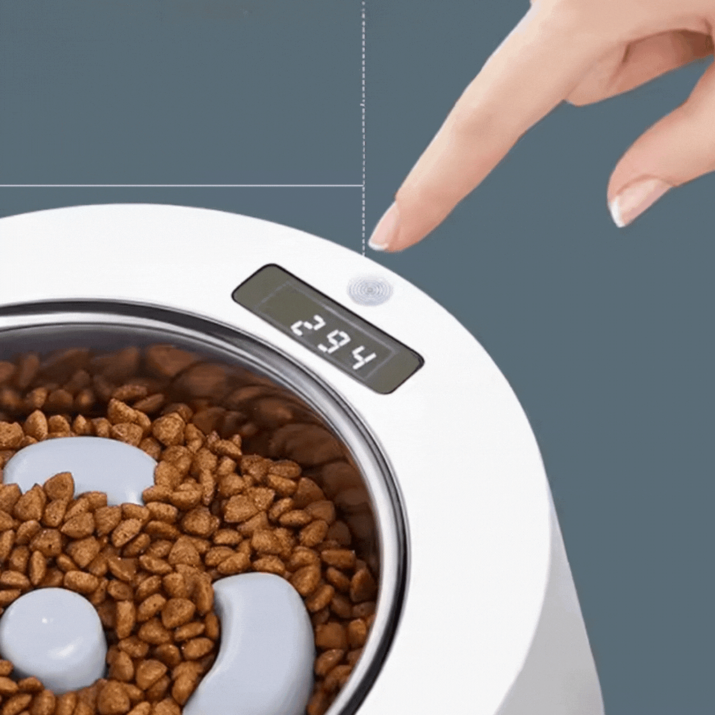 Automatic Food Dispenser for Dogs and Cats – Interactive Feeder with Digital Display – view 7