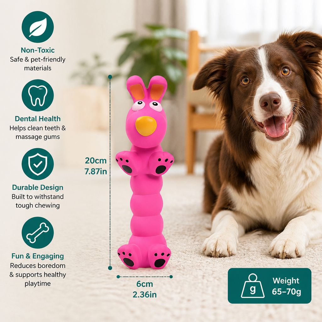 Flexible Animal-Shaped Dog Chew Toy – view 8