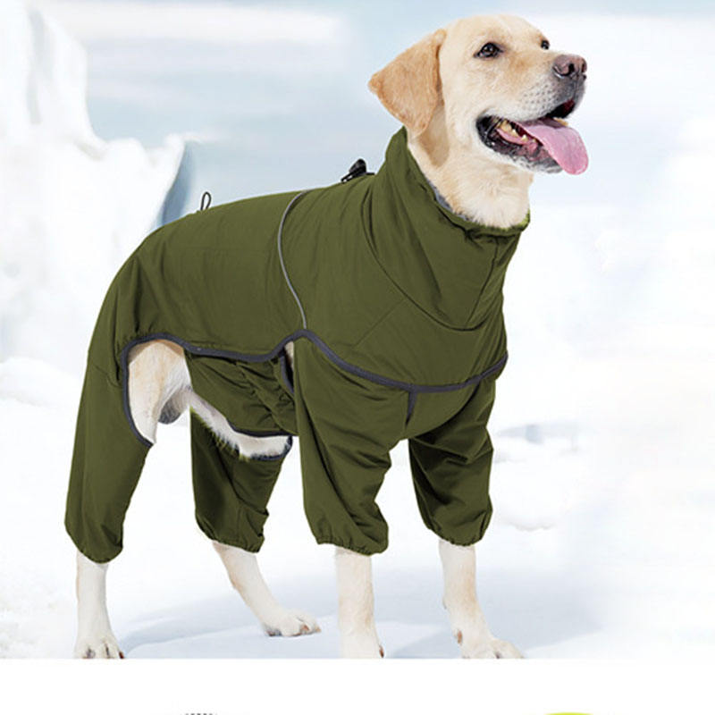 Waterproof Winter Dog Coat – Warm Cotton Dog Jacket – view 9
