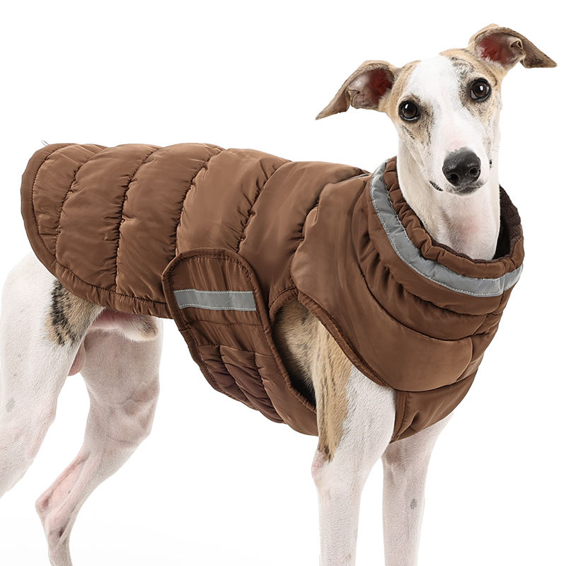 Winter Dog Jacket With Fleece Water-resistant Dog Coat – view 8