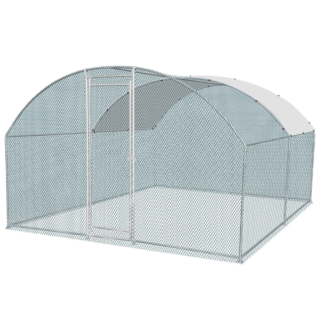 Large Metal Chicken Coop for Poultry and Small Animals – view 12