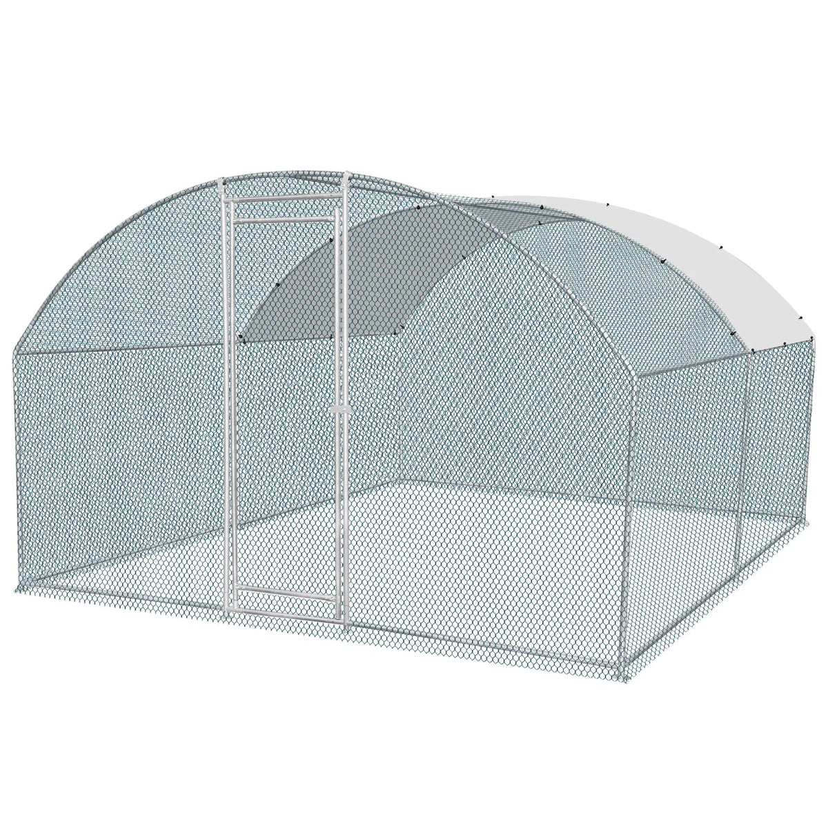 Large Metal Chicken Coop for Poultry and Small Animals – view 12