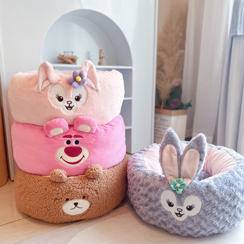 Plush Cartoon Pet Nest Bed – view 8