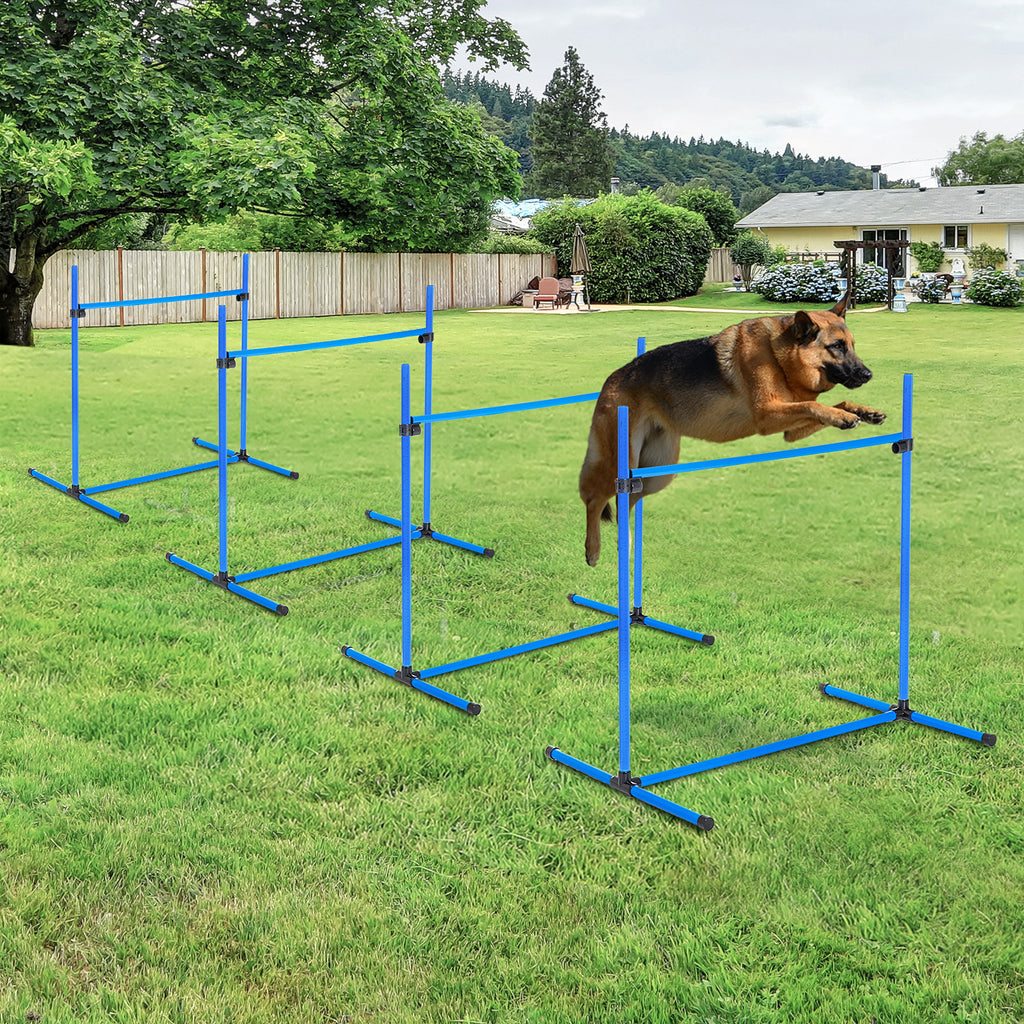 Dog Agility Starter Kit with Adjustable Height Jump Bars – view 9