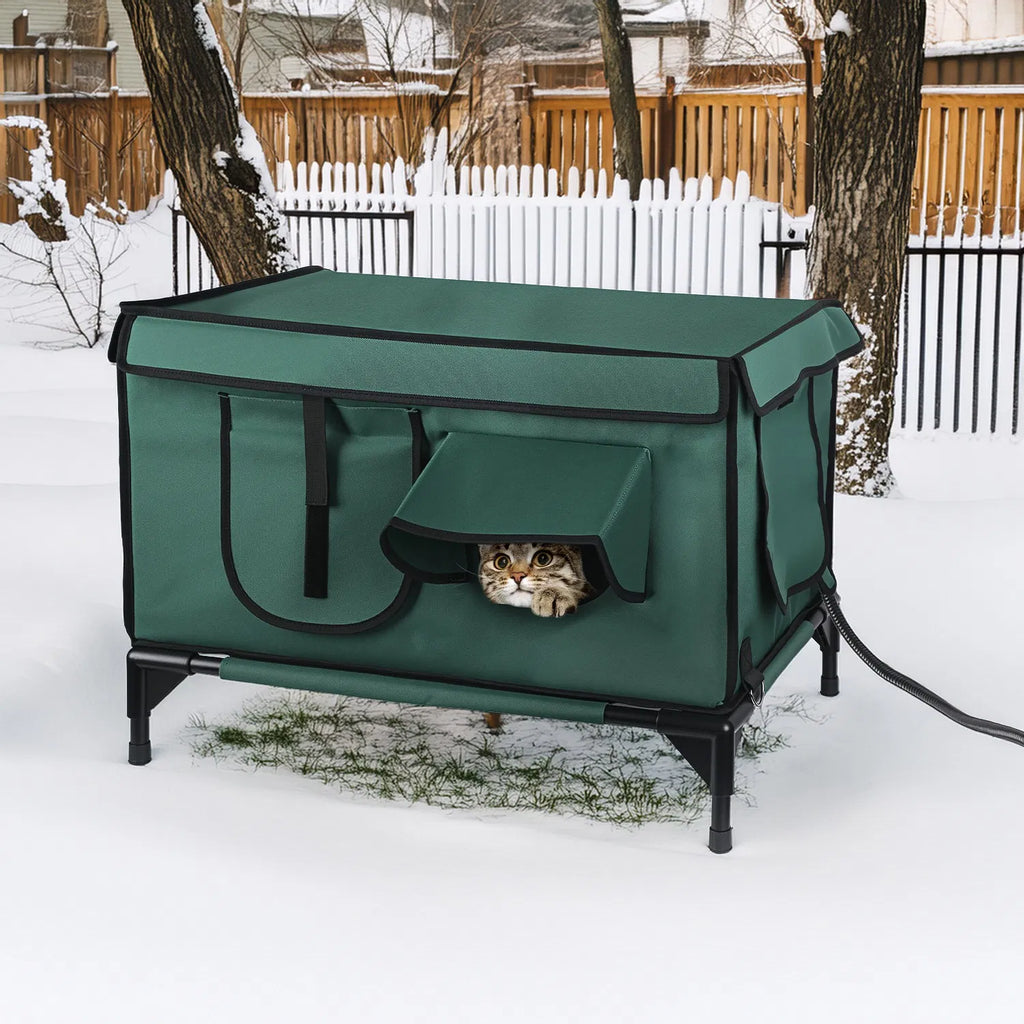 Waterproof Heated Cat House Outdoor Shelter – view 7