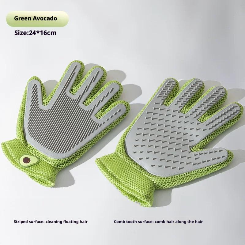 2-in-1 Pet Grooming Gloves for Effortless Grooming – view 7