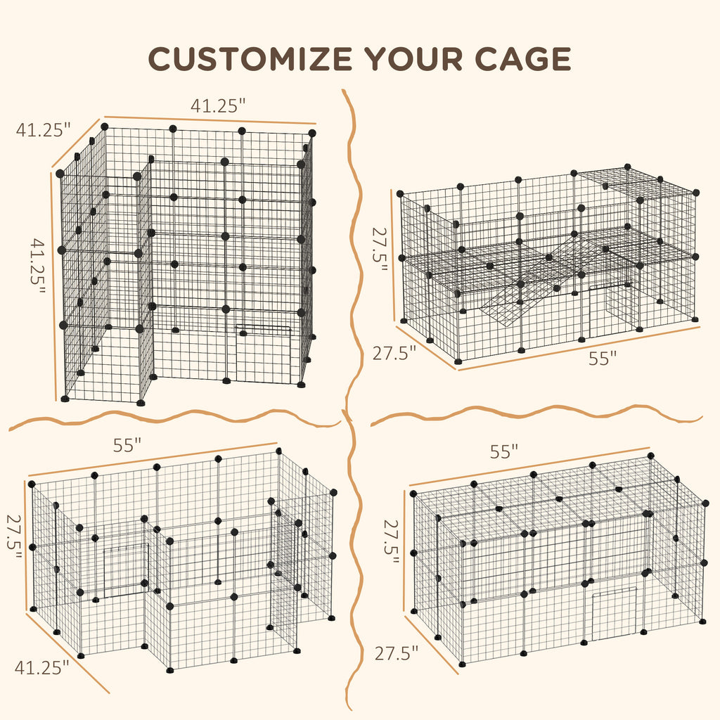 36 Panels Small Animal Playpen with Door for DIY Cages – view 7