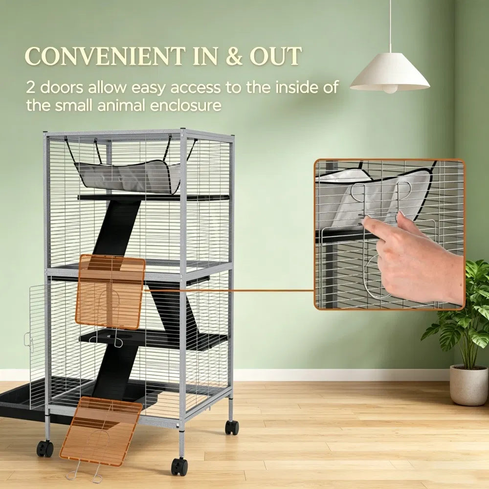Multi-Tier Pet Habitat for Small Animals – view 7