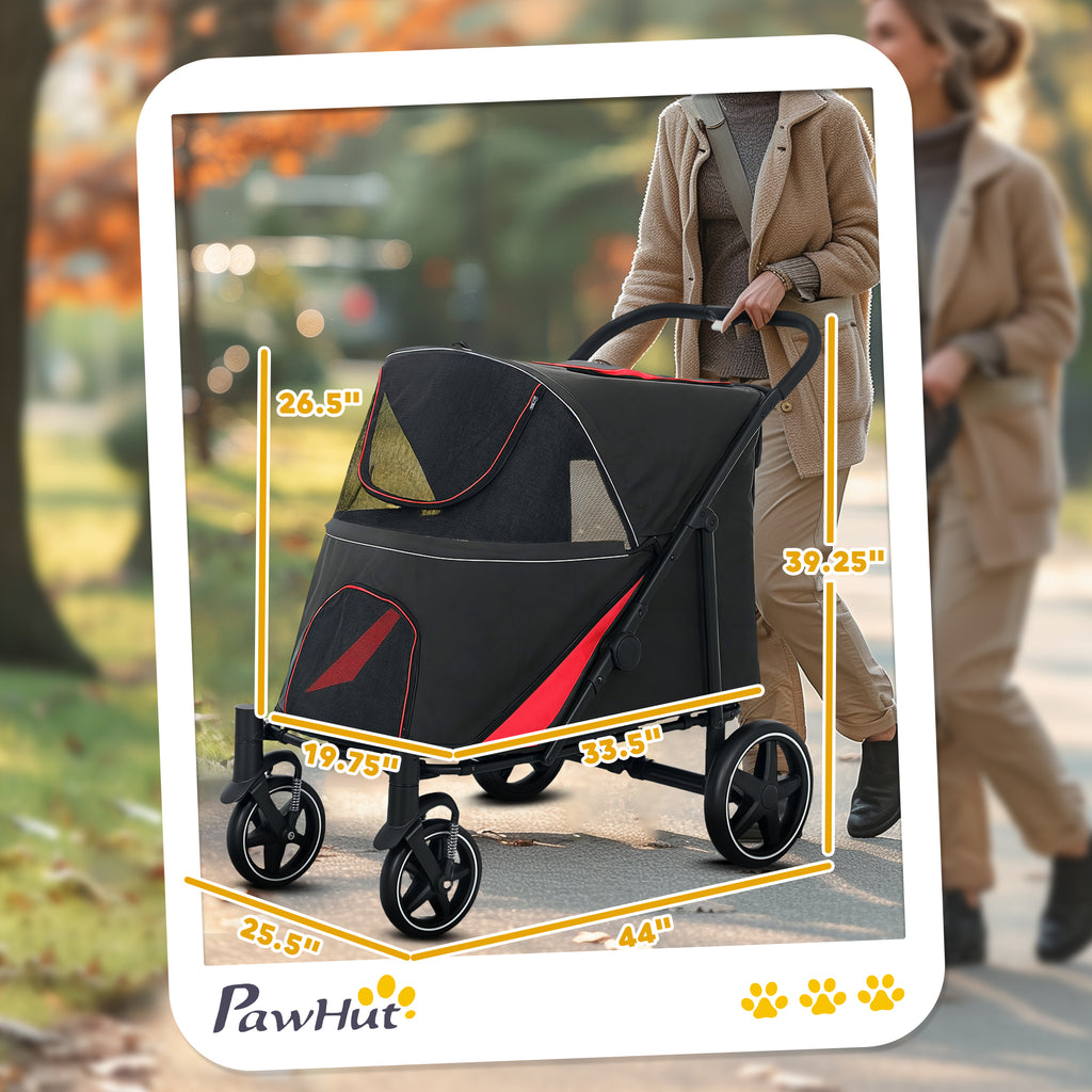 One-Click Foldable Dog Stroller for M, L Dogs – view 9