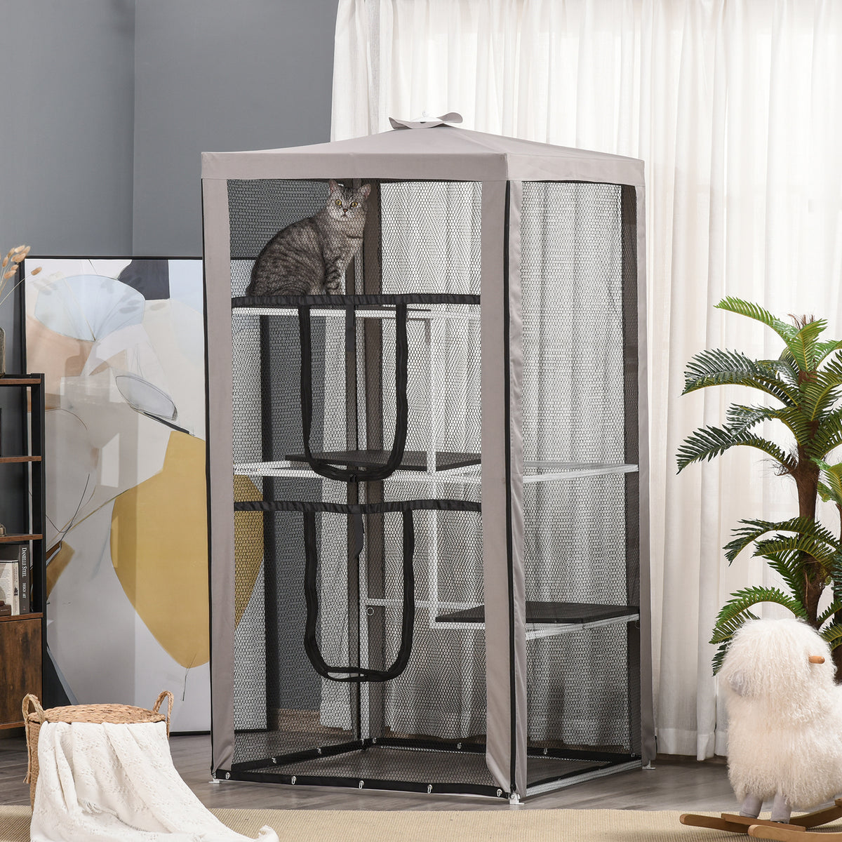 79" Cat House Kitten Enclosure Playpen – view 7