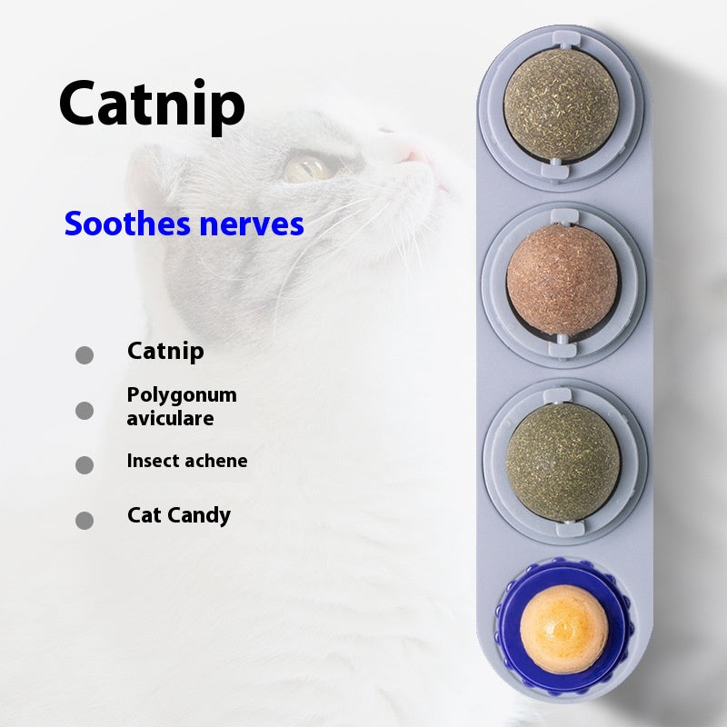 Rotating Catnip Ball Toy for Cats and Dogs – view 10