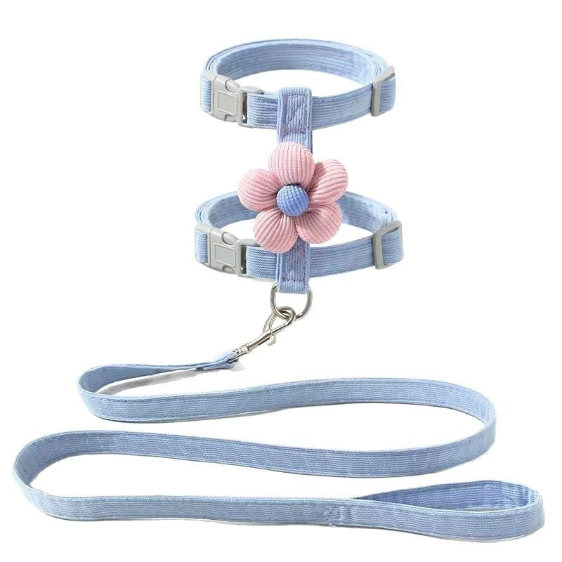 Cat Cartoon Leash For Outdoor Use With I-shaped Adjuster To Prevent Escape – view 8