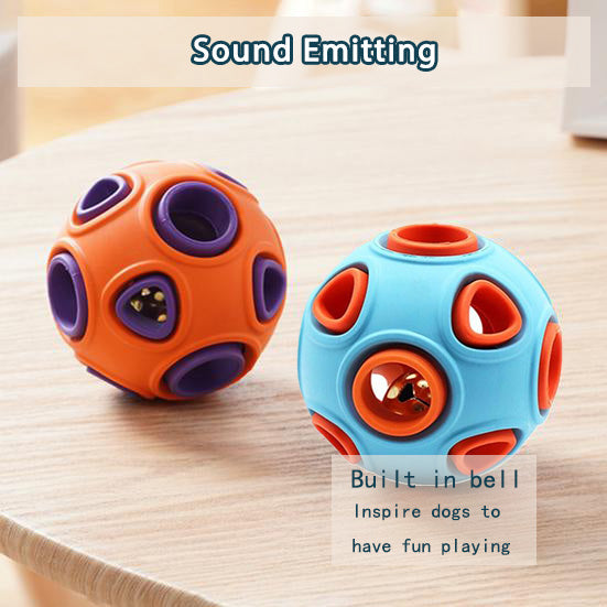 Rubber Bell Ball Dog Toys, 2-Pack – view 7