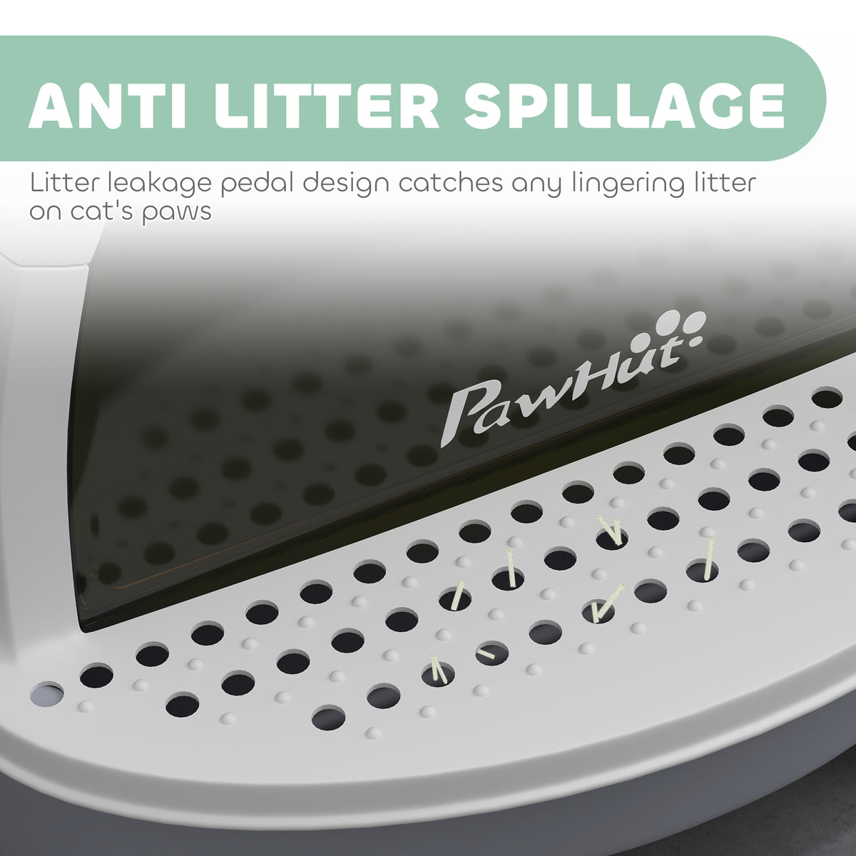 Covered Cat Litter Box for Privacy and Odor Control – view 9