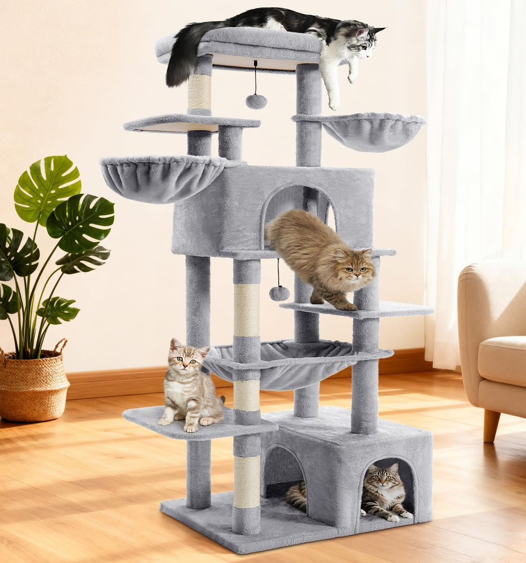 Large Multi-Level Cat Tree for Indoor Cats