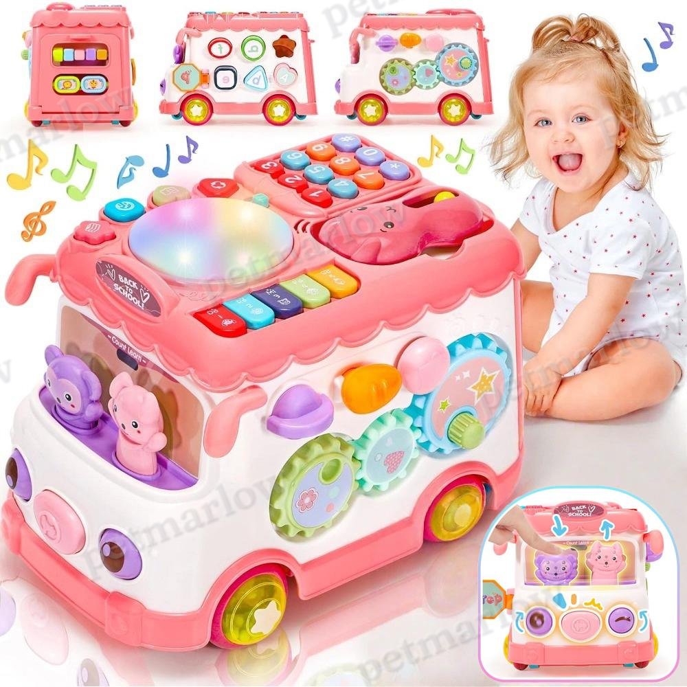 Activity Bus Toy Set 6-in-1 Musical Learning for Toddlers – view 4