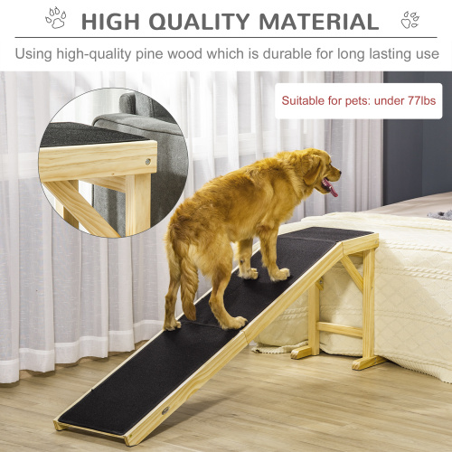 Dog Ramp with Non-Slip Carpet for Easy Access – view 7