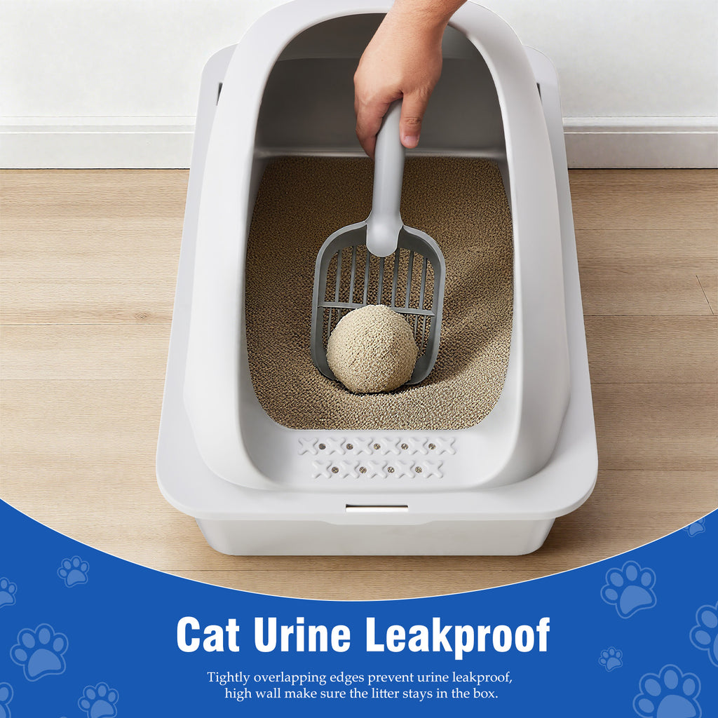 Stainless Steel Cat Litter Box With Lid For Large Cats – view 15