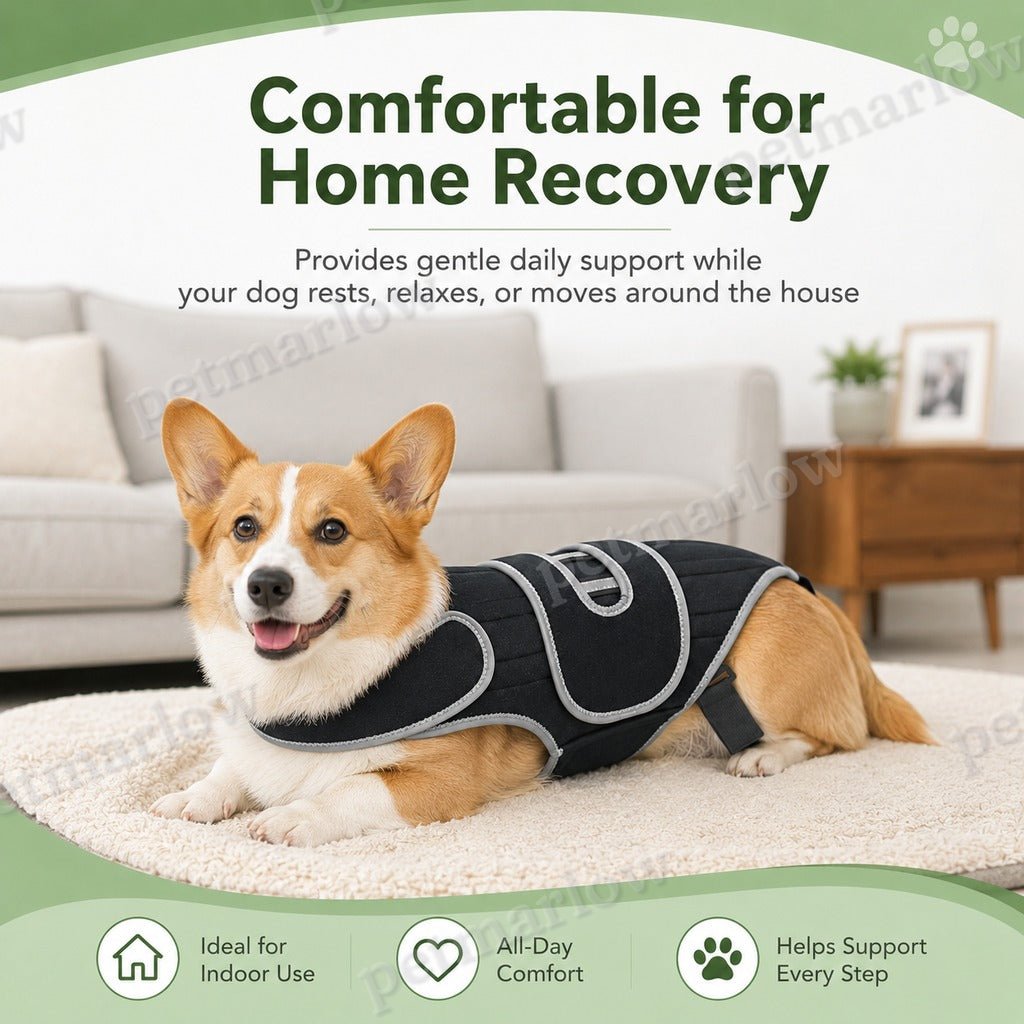 Adjustable Breathable Back Support Vest (Long-Backed Breeds) – view 2