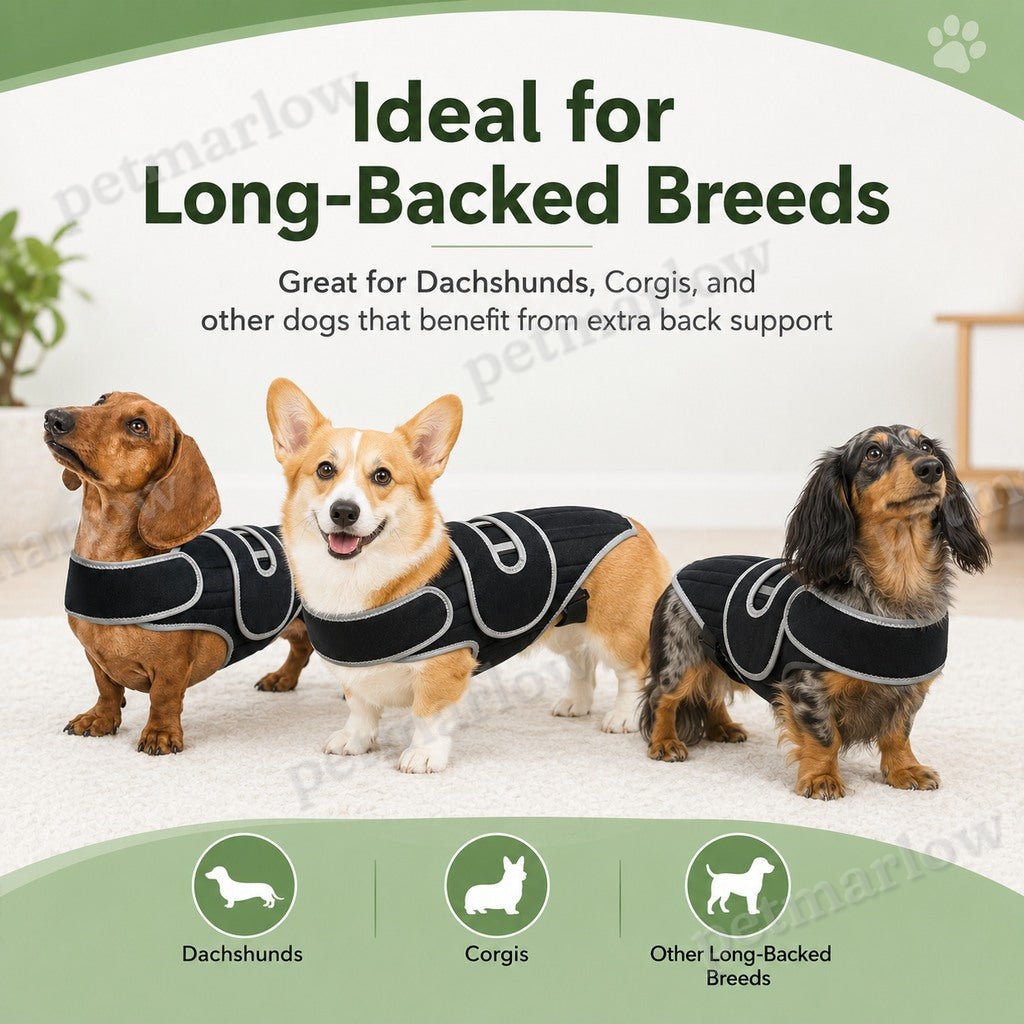 Adjustable Breathable Back Support Vest (Long-Backed Breeds) – view 5